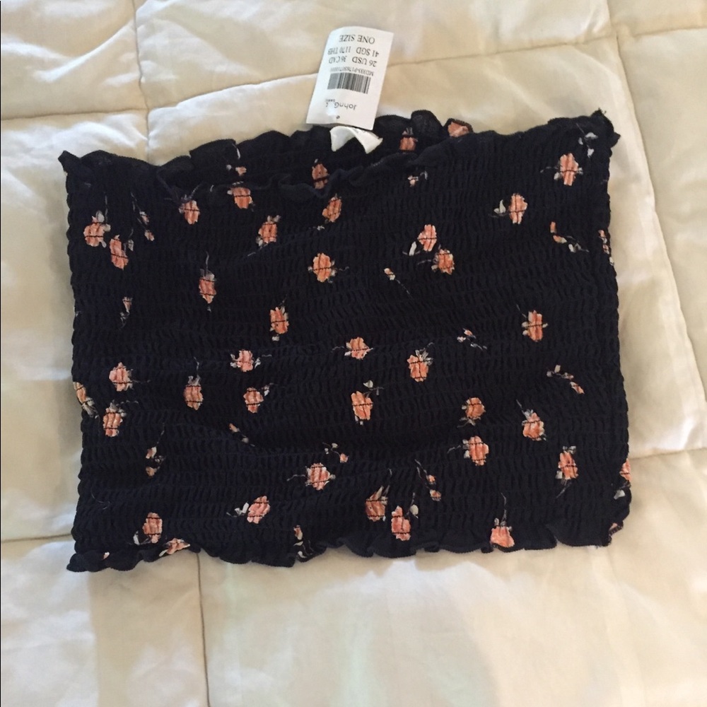 Brandy Melville Floral Tube Top